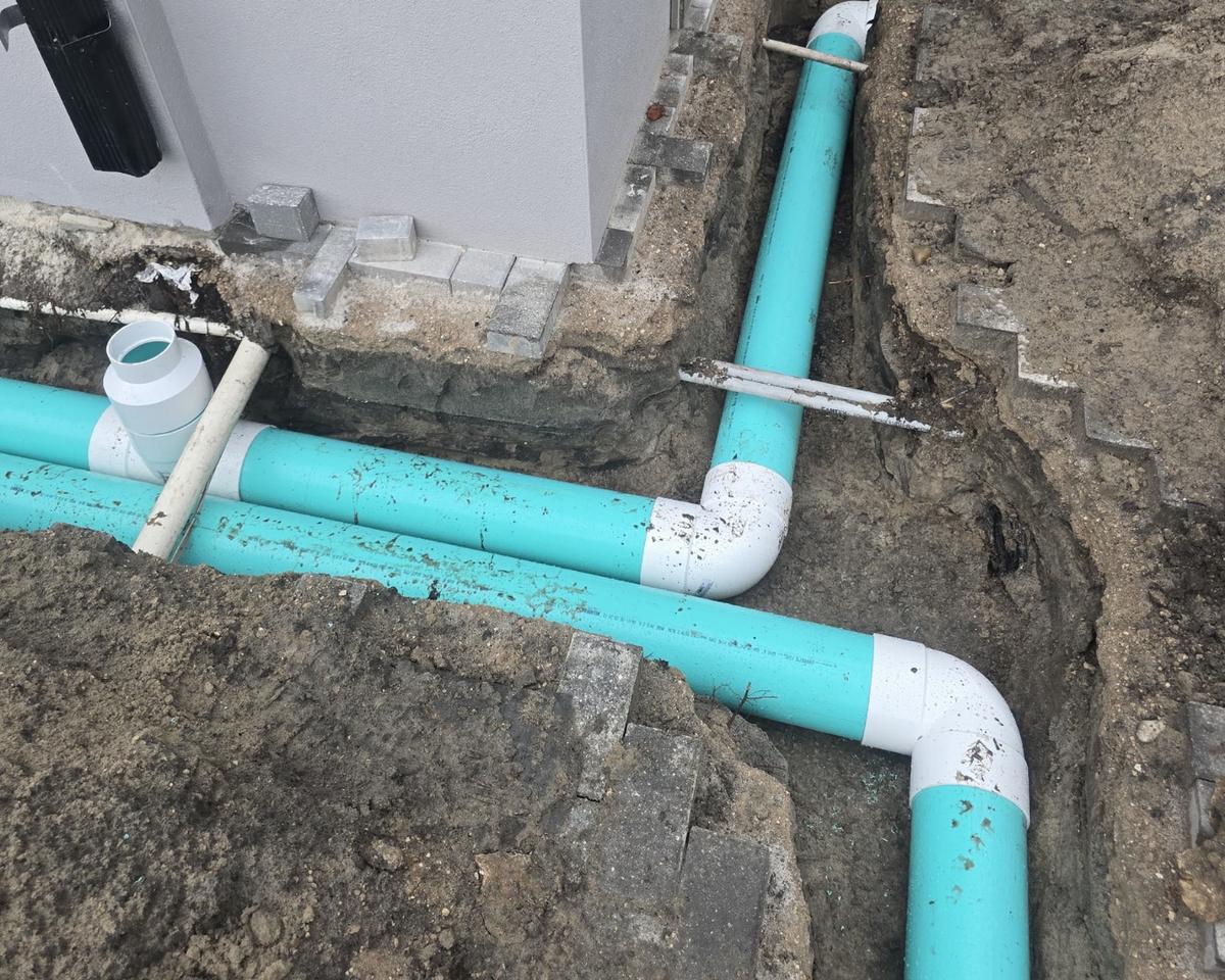 Drainage installation work by Home Waterproofing and Drainage Solutions