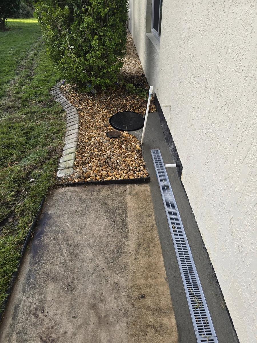 Downspout drainage solution Florida